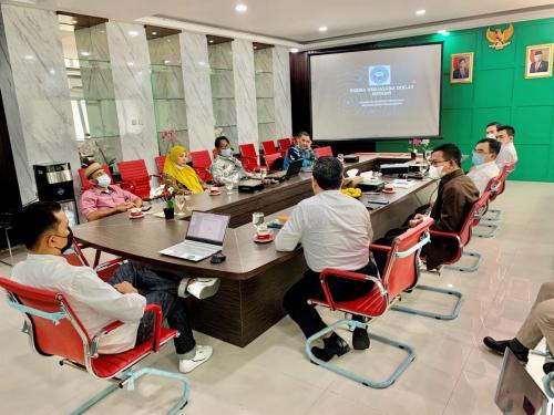 Fakultas Hukum UPN Veteran Jakarta dan Fatahillah Mediation Center (FMC) Universitas Islam Negeri Syarif Hidayatullah Jakarta Membicarakan skema kerja sama Diklat Mediasi