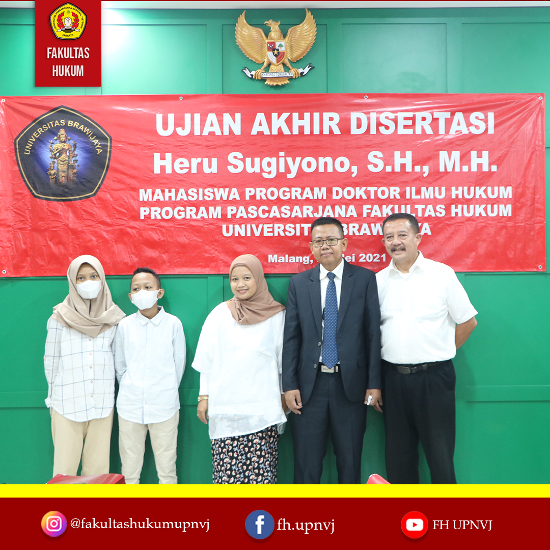 Selamat dan Sukses kepada Bapak Heru Sugiyono, S.H., M.H. Dosen Tetap ...