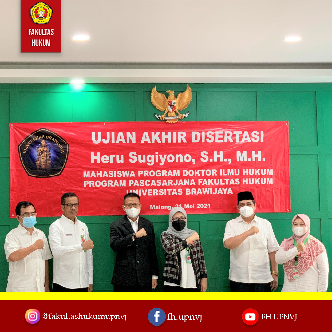 Selamat dan Sukses kepada Bapak Heru Sugiyono, S.H., M.H. Dosen Tetap ...
