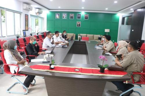 Fakultas Hukum UPN Veteran Jakarta dan Lembaga Sertifikasi Profesi Hukum Kontrak Indonesia (LSP HKI) mengadakan Audiensi