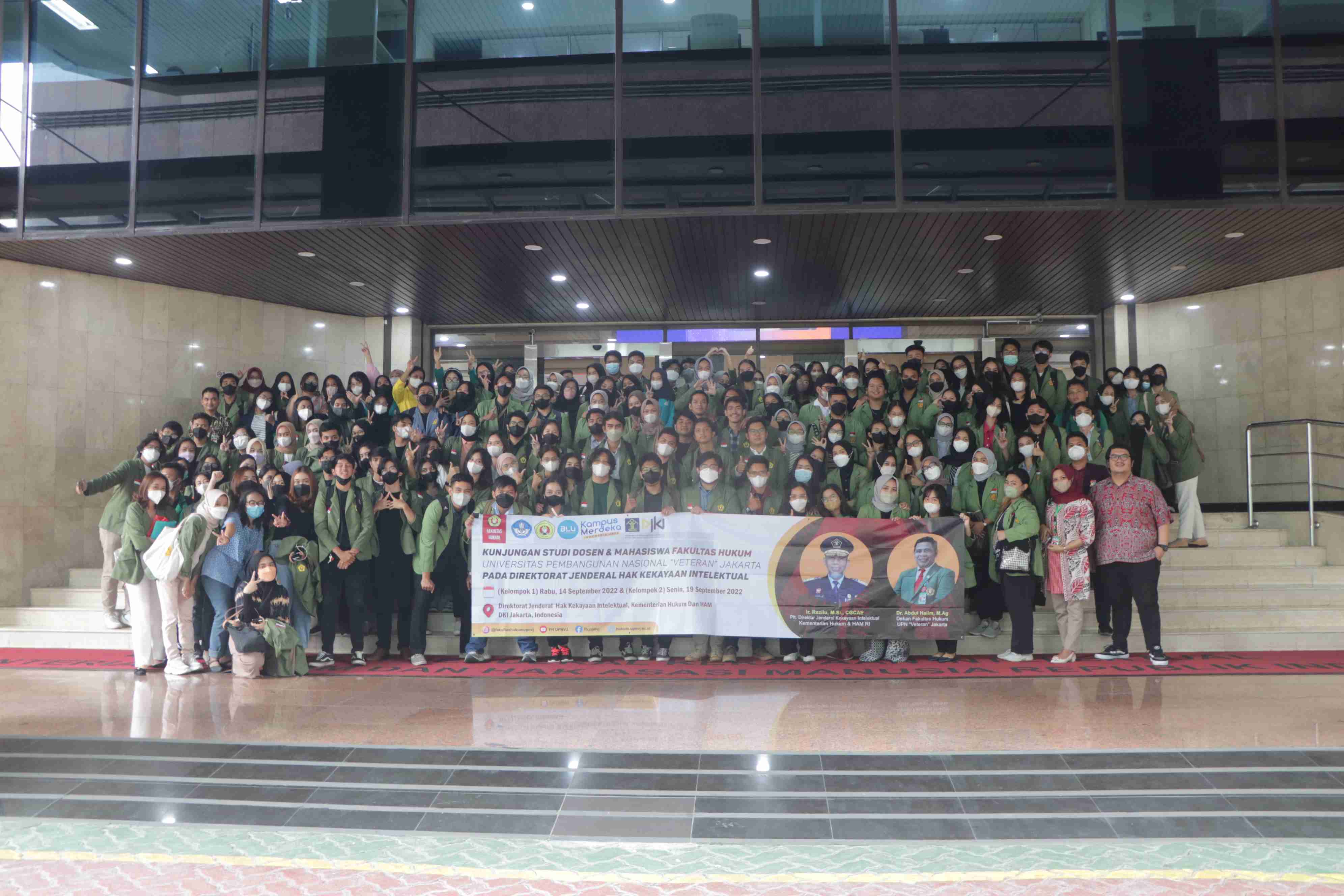 Kunjungan studi Mahasiswa/i Fakultas Hukum Universitas Pembangunan Nasional “Veteran” Jakarta pada Direktorat Jenderal Hak Kekayaan Intelektual Kementerian Hukum dan HAM RI