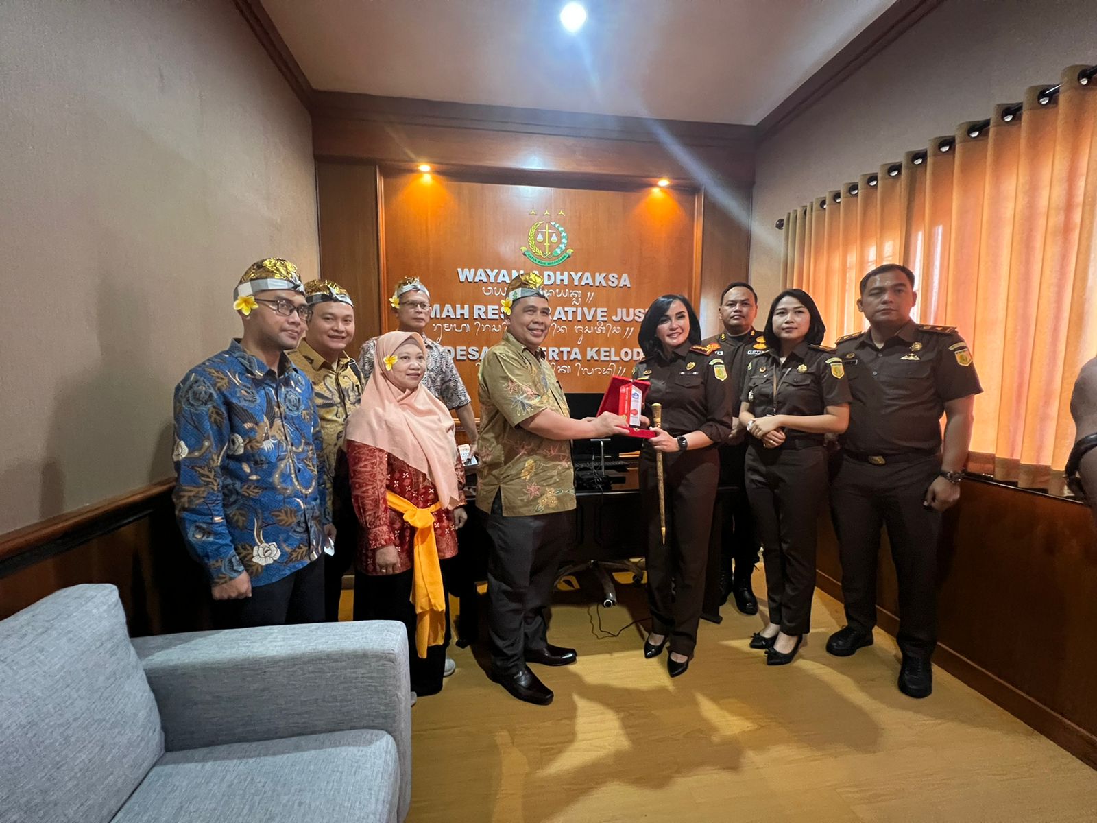 Kunjungan ke rumah restorative justice Wayan Adhyaksa Kejaksaan Negeri Denpasar Bali (1)