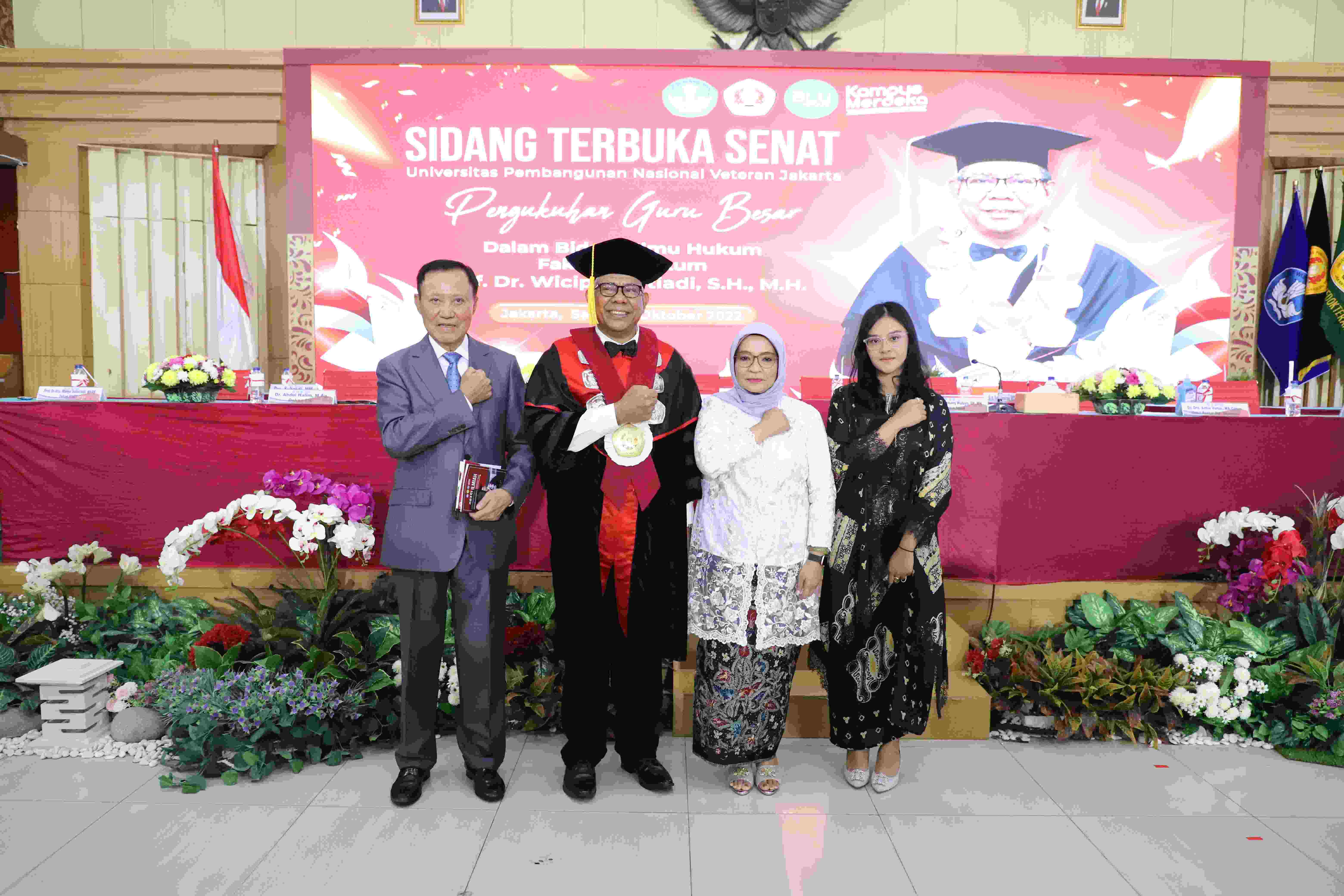 Pengukuhan Prof Dr Wicipto Setiadi SH MH Guru Besar bidang Ilmu Hukum Fakultas Hukum Universitas Pembangunan Nasional Veteran Jakarta (23)