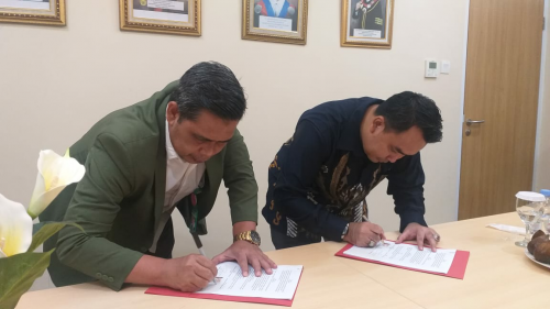 Fakultas Hukum UPN Veteran Jakarta dan Fakultas Hukum Universitas Sultan Ageng Tirtayasa menandatangani Perjanjian Kerjasama 5