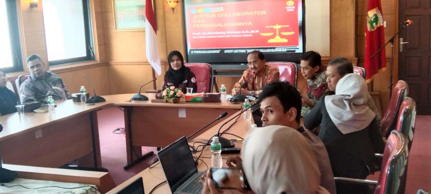 Visiting Profesor Guru Besar Fakultas Hukum UPN “Veteran” Jakarta