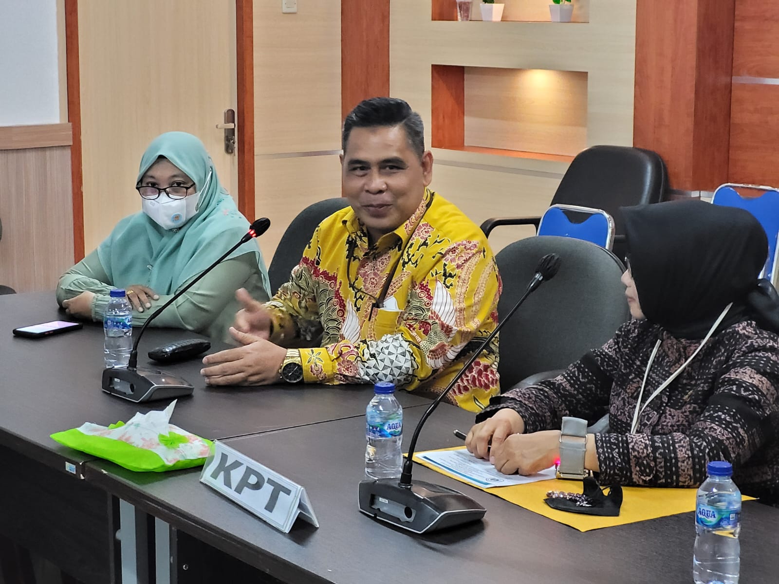 Audiensi mengenai kegiatan MBKM Fakultas Hukum UPN Veteran Jakarta ke Pengadilan Tinggi Banten